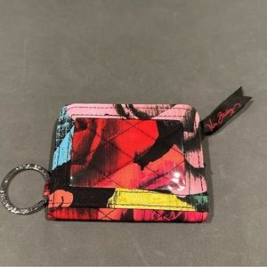Vera Bradley ID keychain